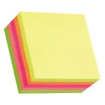 Блок самоклеящийся Hopax 21012 (бумага, 76x76мм, 400листов, 70г/м2, 5цветов)