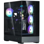 Корпус Zalman P40 PRISM BLACK (Midi-Tower)