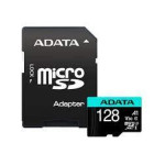 Карта памяти microSDXC 128Гб ADATA (Class 10, 100Мб/с, UHS-I U3, адаптер на SD)