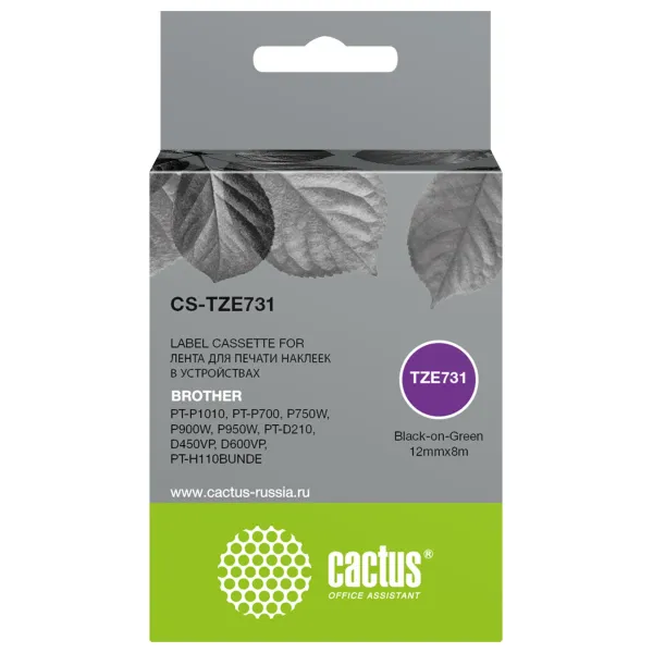 Картридж ленточный Cactus CS-TZE731