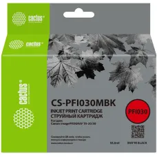 Cactus CS-PFI030MBK (черный матовый; 55стр; imagePROGRAF TA-20, 30, TM-240, 340) [CS-PFI030MBK]