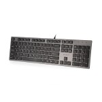 Клавиатура A4Tech KV-300H dark Grey USB (классическая ножничные, 104кл)