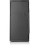 Корпус Foxline FL-733 450W Black (Mini-Tower, 450Вт, 1xUSB3.0)