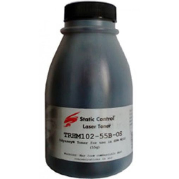 Тонер Static Control TRHM102-55B-OS (черный; 55г; флакон; HP LJ M104, M132)