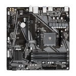 Материнская плата Gigabyte B550M K (AM4, AMD B550, 4xDDR4 DIMM, microATX, RAID SATA: 0,1,10)