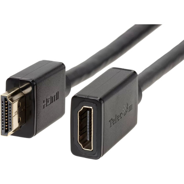 Кабель-удлинитель аудио-видео VCOM (прямой HDMI (m), прямой HDMI (f), HDM: ver 2.0, 2м)
