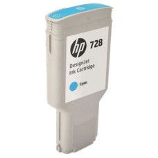 Чернильный картридж HP 728 (голубой; 300стр; 300мл; DJ T730, T830)