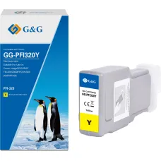 Картридж G&G GG-PFI320Y (желтый; 300стр; imagePrograf TM-200, 200MFP, 205, 300, 300MFP, 305) [GG-PFI320Y]