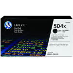 Тонер-картридж HP 504X (черный; 21000стр; CLJ CP3525, CM3530)