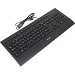 Клавиатура Logitech Corded Keyboard K280e Black USB ( мембранные, 103кл)