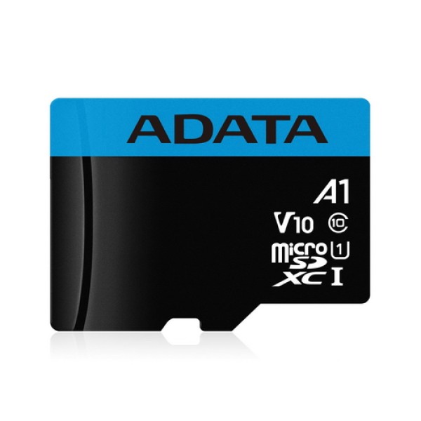 Карта памяти microSDXC 64Гб ADATA (Class 10, 10Мб/с, UHS-I U1, адаптер на SD)