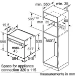 Электрический духовой шкаф Bosch HBG7741W1