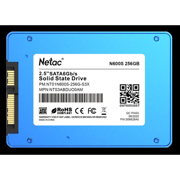 Жесткий диск SSD 256Гб Netac N600S (2.5