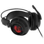 Гарнитура MSI DS502 (оголовье, с проводом, 2м, полноразмерные, USB, 405г)