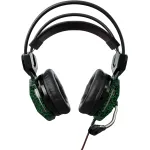 Гарнитура Oklick HS-L500G TOXIC (оголовье, с проводом, полноразмерные, 2 x mini jack 3.5 mm, USB, 380г)