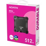 Внешний жесткий диск SSD 512Гб ADATA (2.5