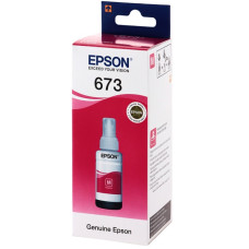 Чернильный картридж Epson C13T67334A (пурпурный; 70стр; 70мл; L800)