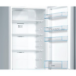 Холодильник Bosch KGN39UL30U (No Frost, A++, 2-камерный, объем 400:290/110л, 600x2 030x660см, серебристый)
