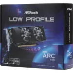 Видеокарта ARC A380 2000МГц 6Гб ASRock (GDDR6, 96бит, 1xHDMI, 1xDP)