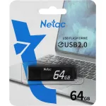 Накопитель USB Netac NT03U351N-064G-20BK