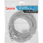 Патч-корд Buro 1428202 (RJ-45 (m), RJ-45 (m), алюминий омедненный, 10м, 4пары, UTP)