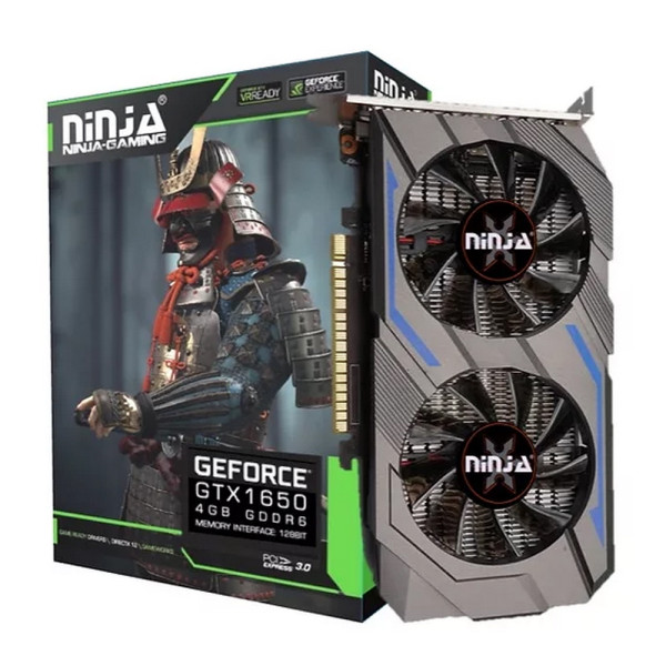 Видеокарта GeForce GTX 1650 1485МГц 4Гб Sinotex Ninja (GDDR6, 128бит, 1xHDMI, 1xDP)