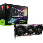 Видеокарта GeForce RTX 4070TI 2745МГц 12Гб MSI GAMING X TRIO (PCI-E, GDDR6X, 192бит, 1xHDMI, 3xDP)