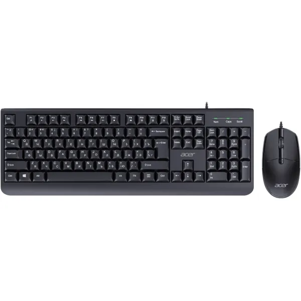 Клавиатура и мышь Acer OCC400 (кнопок 4, 2000dpi)