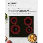 Варочная поверхность Lex EVH 641A BL