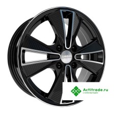 Скад Эко R16/6J PCD 4x98 ET 35 ЦО 58,6 черный с полированной лицевой поверхностью [2160105]