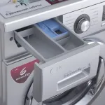 Стиральная машина LG F-1296TD4(фронтальная полноразмерная, класс стирки/отжима/э.потребления: A/B/A , макс: 8кг, 1200 об/мин, инвертер, защита: частичная (корпус), 60x85x55см, серебристый)