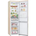 Холодильник LG GC-B509AEMW (No Frost, A++, 2-камерный, объем 422:292/130л, инверторный компрессор, бежевый)