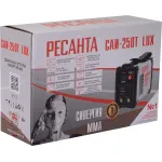 Сварочный аппарат РЕСАНТА САИ-250Т LUX (140-260В, инвертор, ММА DC, 10-250A, 9,5кВт)