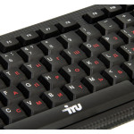 Клавиатура и мышь Oklick 600M Black USB (классическая мембранная, 104кл, светодиодная, кнопок 2, 1200dpi)