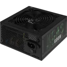 Блок питания Aerocool KCAS PLUS 600W (ATX, 600Вт, 20+4 pin, ATX12V 2.4, 1 вентилятор, BRONZE)