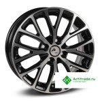 RPLC Ki122 R15/6J PCD 4x100 ET 46 ЦО 54,1 черный с полированной лицевой поверхностью