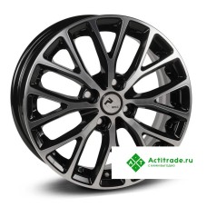 RPLC Ki122 R15/6J PCD 4x100 ET 46 ЦО 54,1 черный с полированной лицевой поверхностью