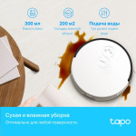 Робот-пылесос TP-Link Tapo RV10 (контейнер, мощность всысывания: 25Вт, пылесборник: 0.4л, потребляемая мощность: 25Вт)