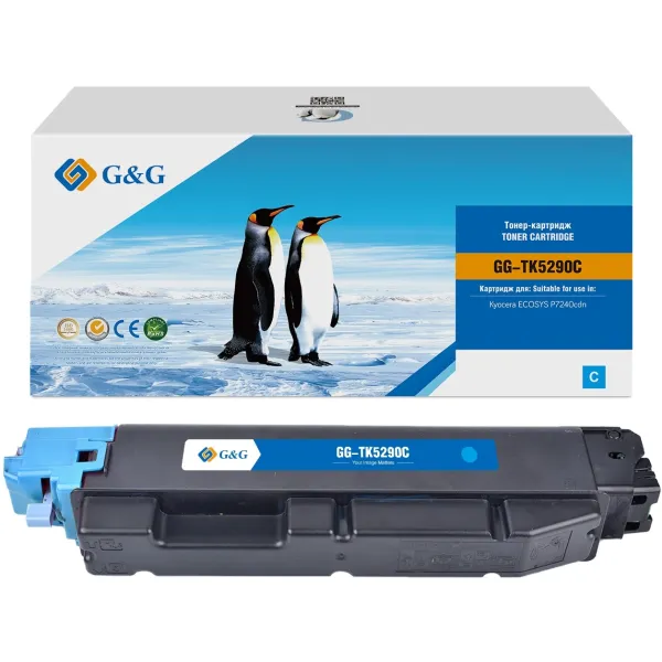 Картридж G&G GG-TK5290C (оригинальный номер: TK5290C; голубой; 13000стр; ECOSYS P7240cdn)