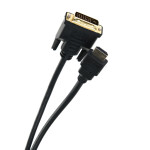 Кабель VCOM (HDMI (m), DVI-D (m))