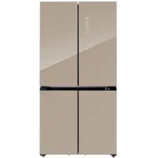 Холодильник Lex LCD505GIGID (No Frost, A+, 3-камерный, Side by Side, инверторный компрессор, золотистый)