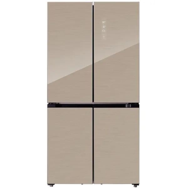 Холодильник Lex LCD505GIGID (No Frost, A+, 3-камерный, Side by Side, инверторный компрессор, золотистый)