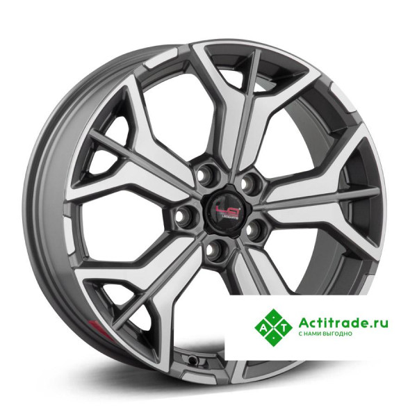 LegeArtis Ki538 R18/7.5J PCD 5x114,3 ET 45 ЦО 67,1 антрацитовый с полированной лицевой поверхностью