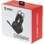 Гарнитура MSI DS502 (оголовье, с проводом, 2м, полноразмерные, USB, 405г)