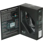 A4Tech XL-750BK Black USB (кнопок 7, 3600dpi)
