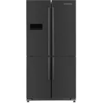 Холодильник Kuppersberg NMFV 18591 DX (No Frost, A+, 3-камерный, Side by Side, объем 630:418/212л, 91x185x78см, темный металл)