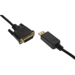 Кабель аудио-видео Buro (DisplayPort (m), DVI-D (Dual Link) (m), 2м)