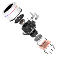 Кулер ID-Cooling SL240 WHITE (Socket: 1150, 1151, 1155, 1156, 1200, 2011, AM4, алюминий, 29,9дБ)
