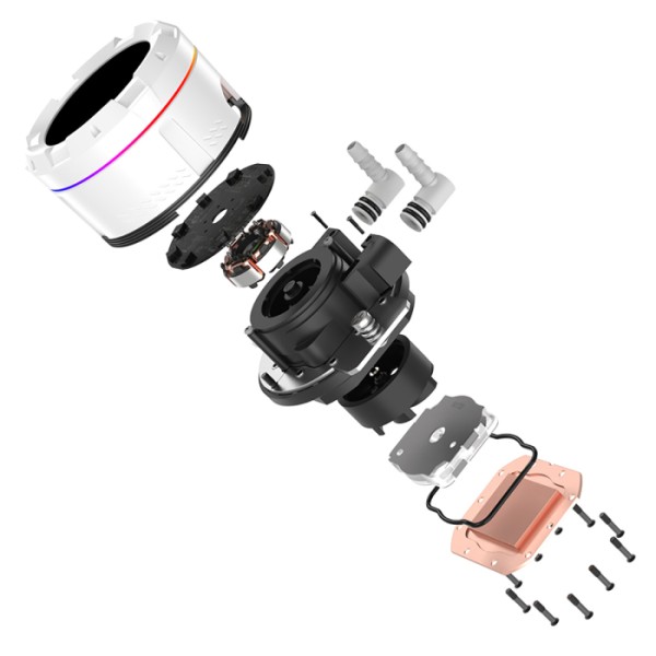 Кулер ID-Cooling SL240 WHITE (Socket: 1150, 1151, 1155, 1156, 1200, 2011, AM4, алюминий, 29,9дБ)