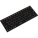 Клавиатура Oklick 840S Wireless Keyboard Black Bluetooth (Bluetooth, классическая мембранная, 80кл)
